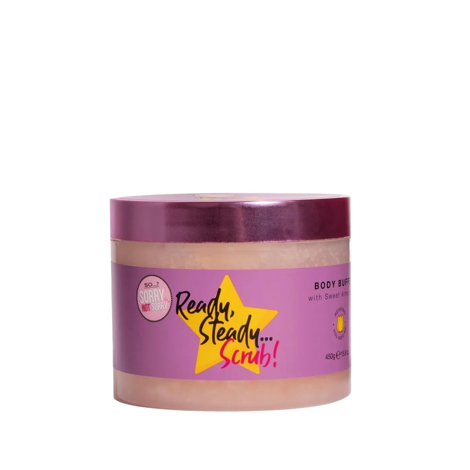 So...? Sorry Not Sorry Ready Steady Scrub Body Scrub - Exfoliating &amp; Smoothing, 450g