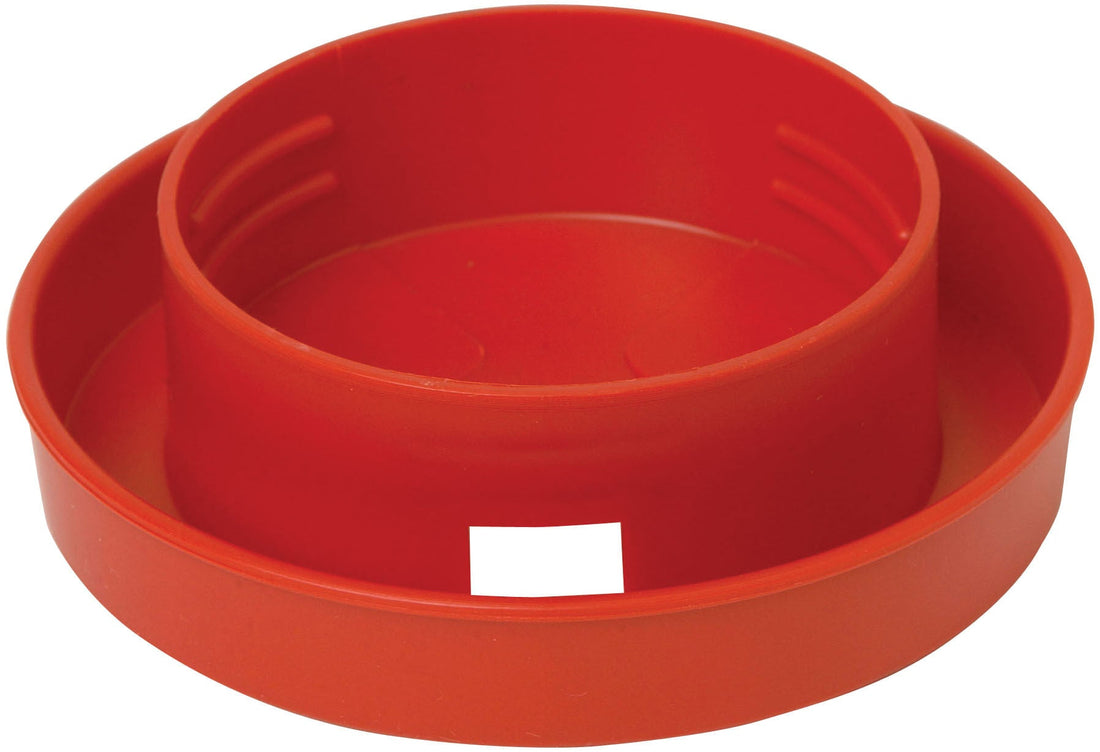 1 Quart Chick &amp; Quail Waterer Base – Narrow Channel Base for Small Birds