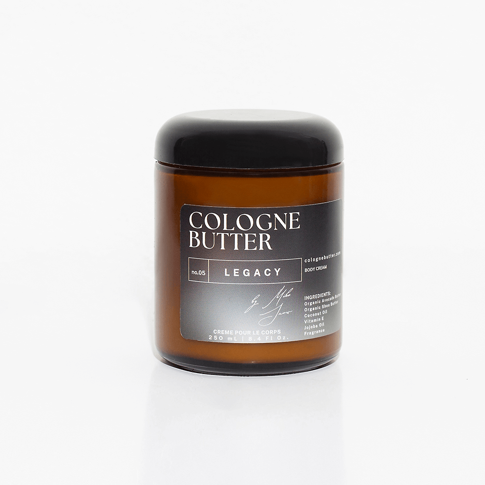LEGACY – Luxury Fragrance Body Butter | Black Leather, Amber &amp; Rose Cologne Scent Moisturizing Skin Butter | Cologne Butter