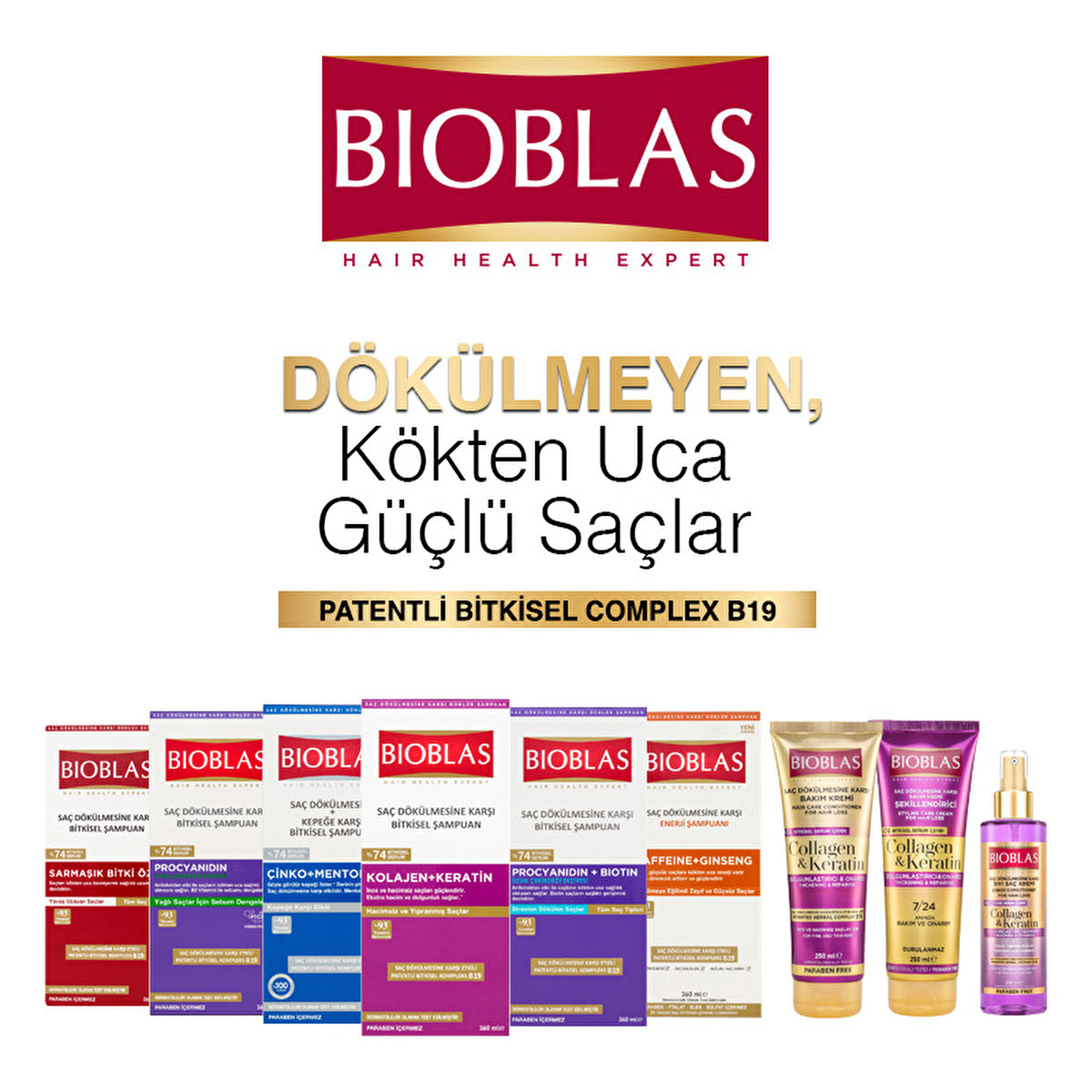 Bioblas Ivy Extract Hair Loss Shampoo 360ML - Supports Hair Growth