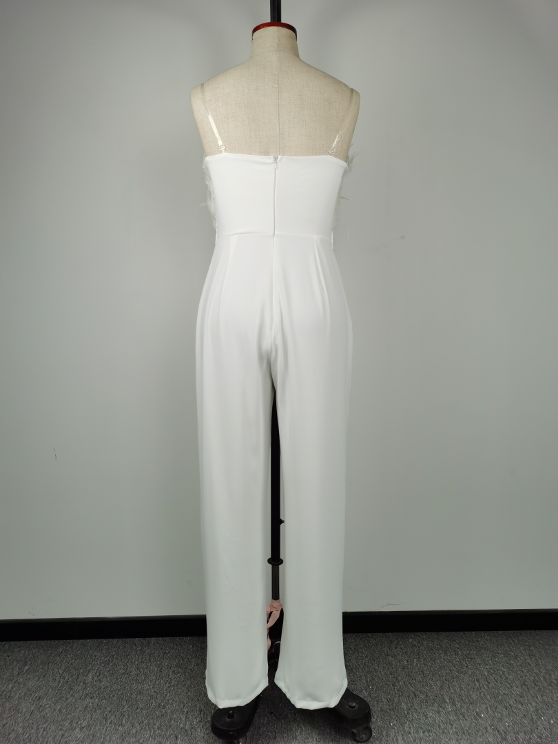 Frühling Sommer Feder Tube Top Sexy Jumpsuit
