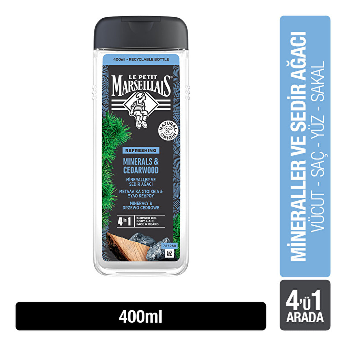 Le Petit Marseillais Mineral &amp; Cypress Men&