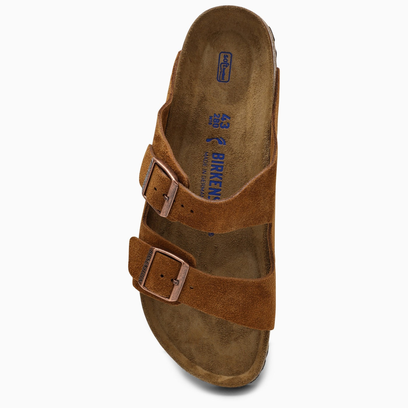 Birkenstock Mink Super Birki Slippers In Suede