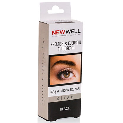 New Well Eyebrow &amp; Eyelash Dye - Black | Long-Lasting Formula