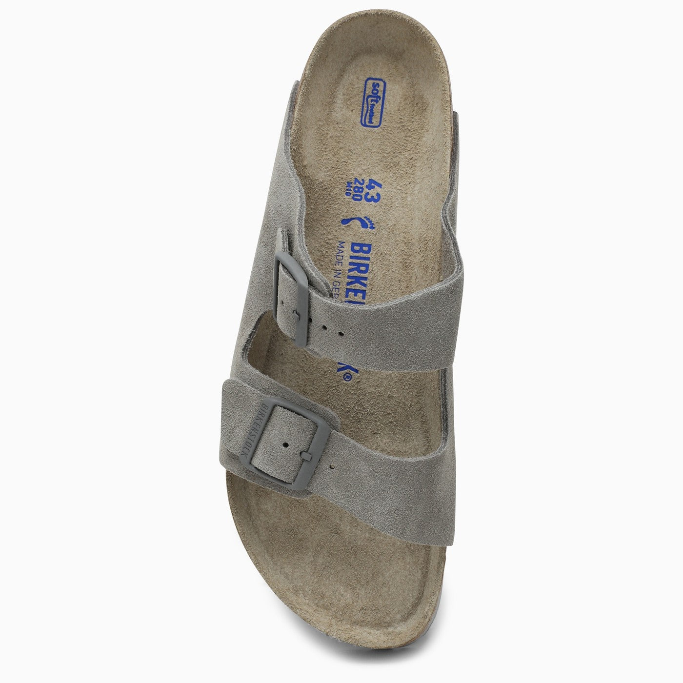 Birkenstock Slide Arizona Grey Leather