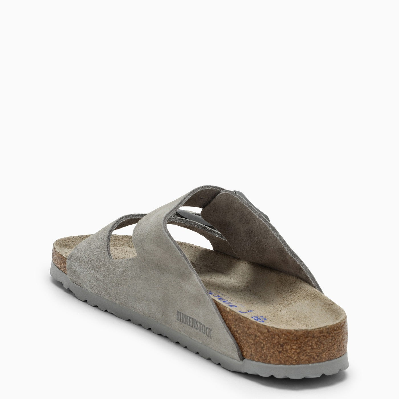 Birkenstock Slide Arizona Grey Leather