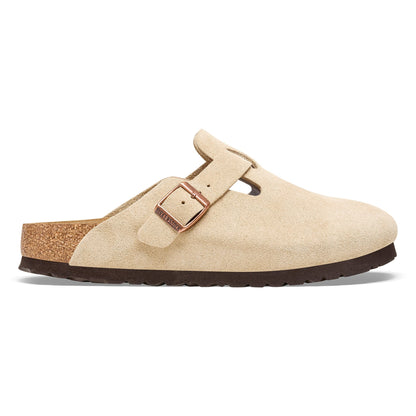 Birkenstock Boston Suede Embossed Clogs - Medium/Narrow