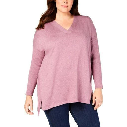 Style &amp; Co Plus Size High-low Over-sized Tunic Sweater