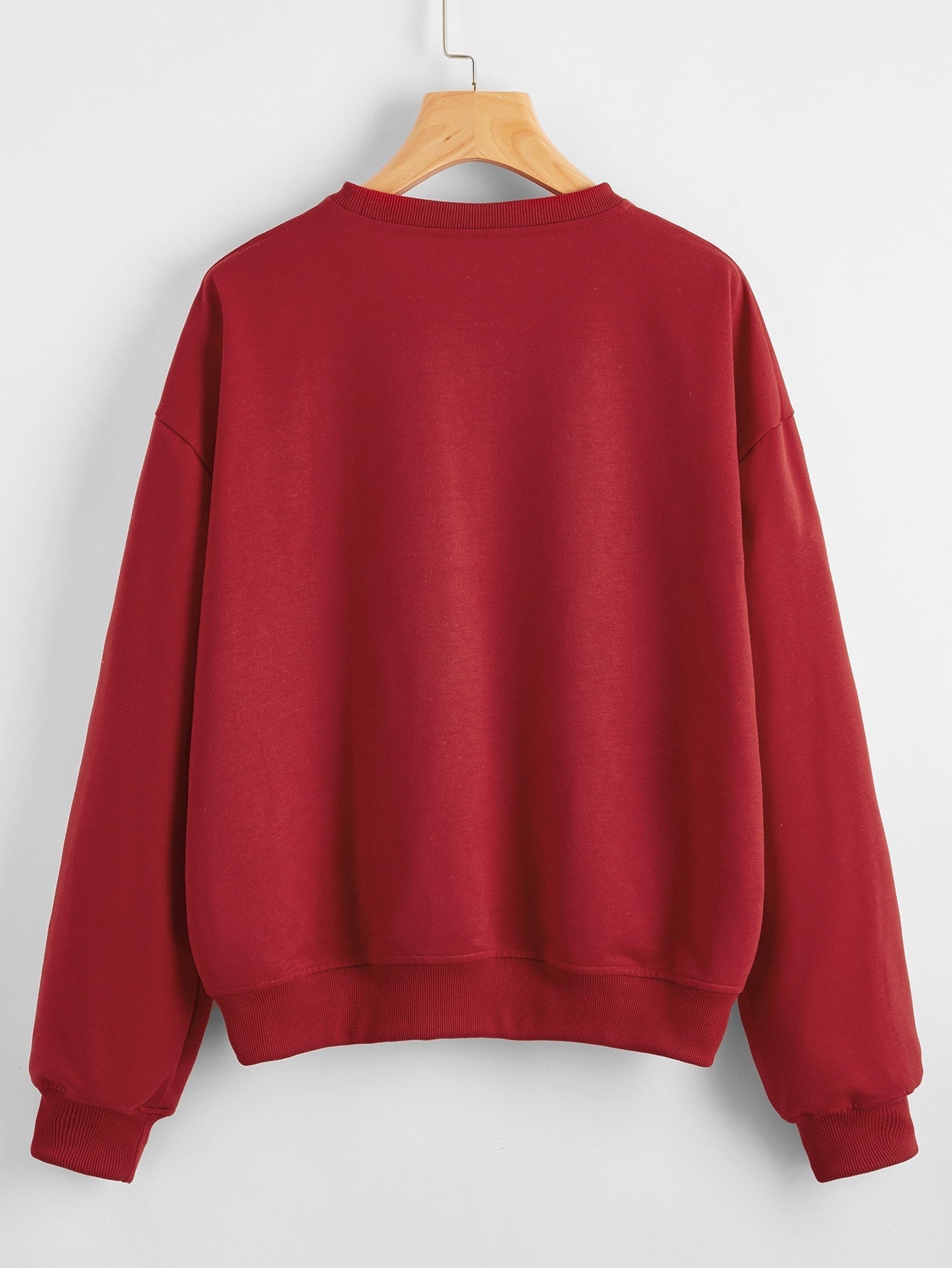 Weihnachten Neues Langarm-Sweatshirt Lockeres Mädchen-Cartoon-Sweatshirt Rundhals Bedruckt