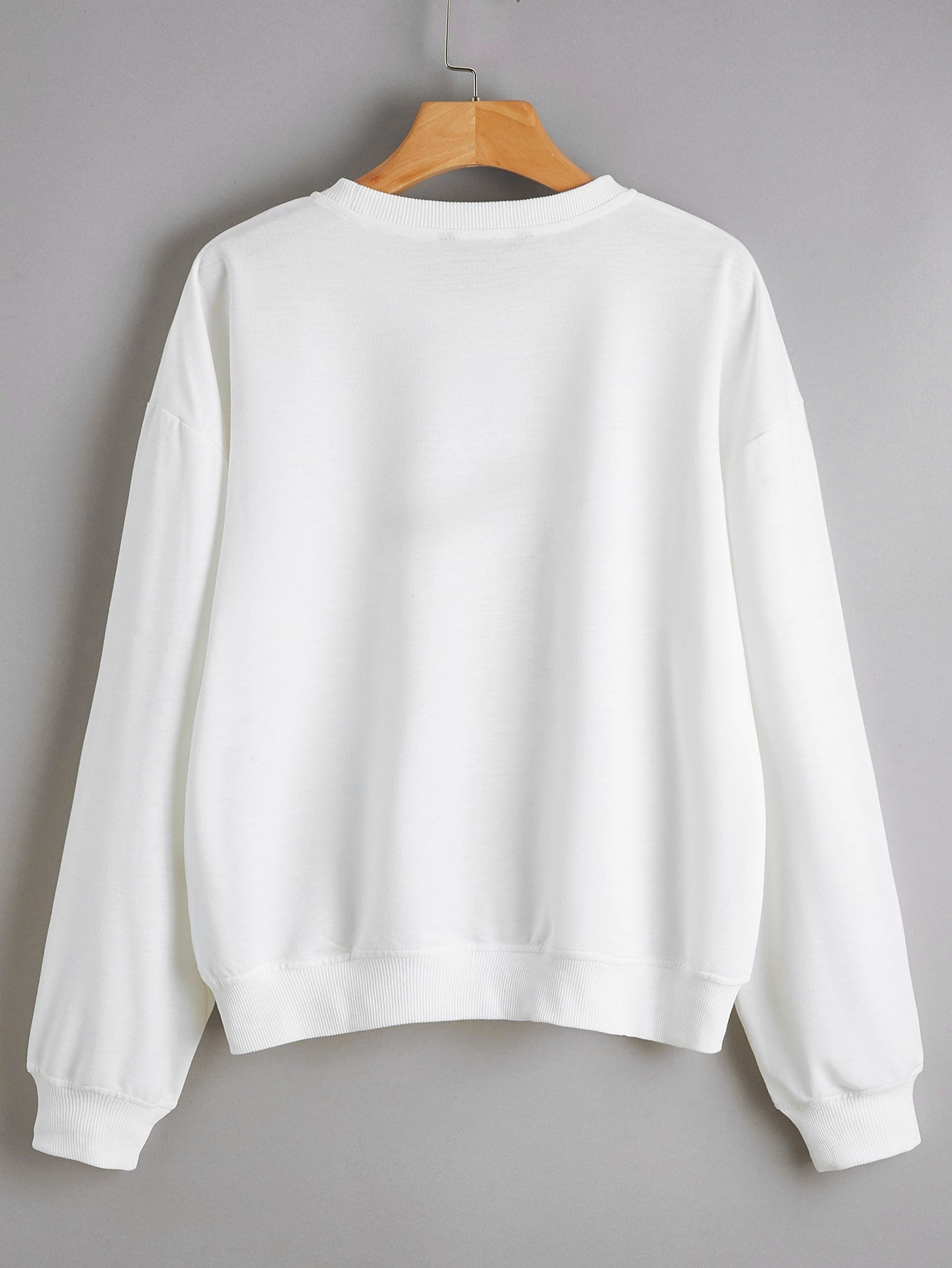 Weihnachten Neues Langarm-Sweatshirt Lockeres Mädchen-Cartoon-Sweatshirt Rundhals Bedruckt
