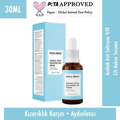 Azelaic Acid 10% Skin Brightening Serum - 30ml | Maruderm