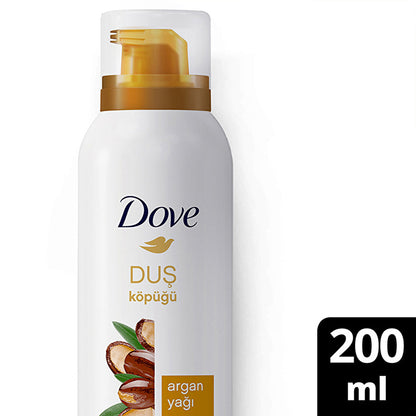 Dove Foam Shower Gel Argan Oil 10X Creamier Formula - 200ml