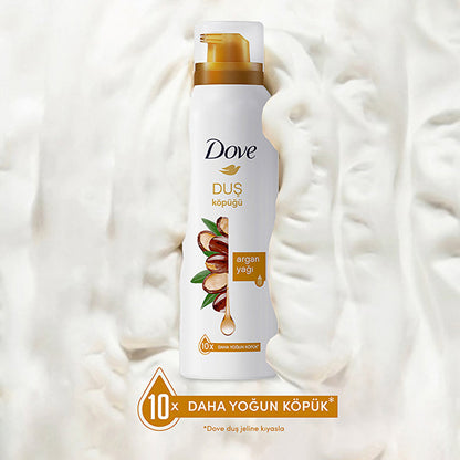 Dove Foam Shower Gel Argan Oil 10X Creamier Formula - 200ml