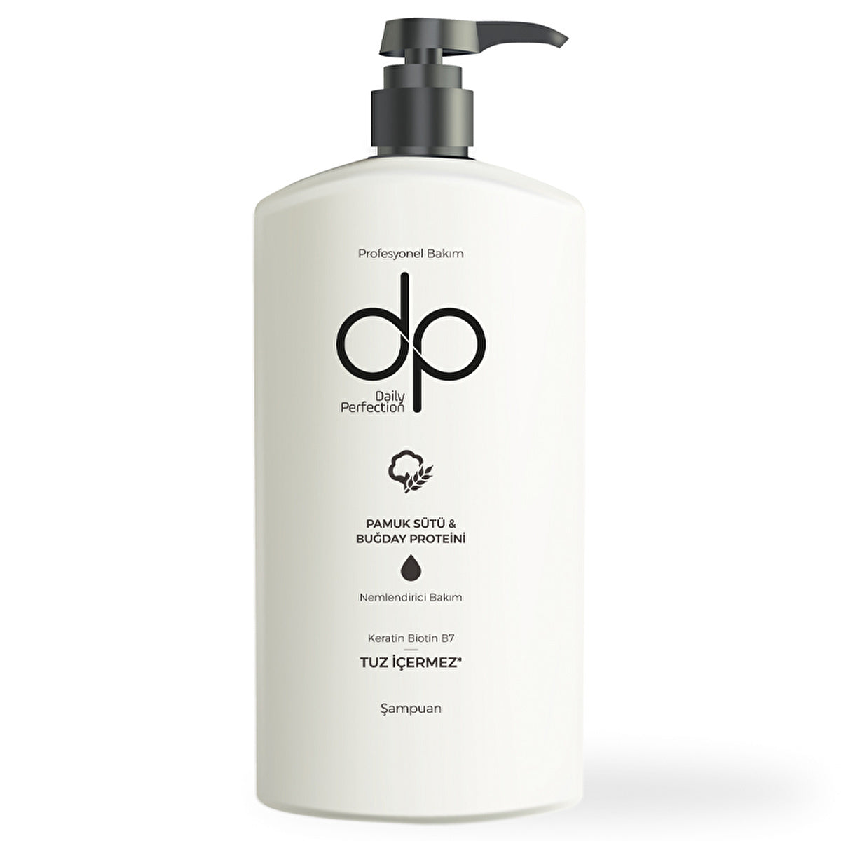 DP Shampoo Cotton Milk &amp; Wheat Protein 800ml - Nourishing Formula