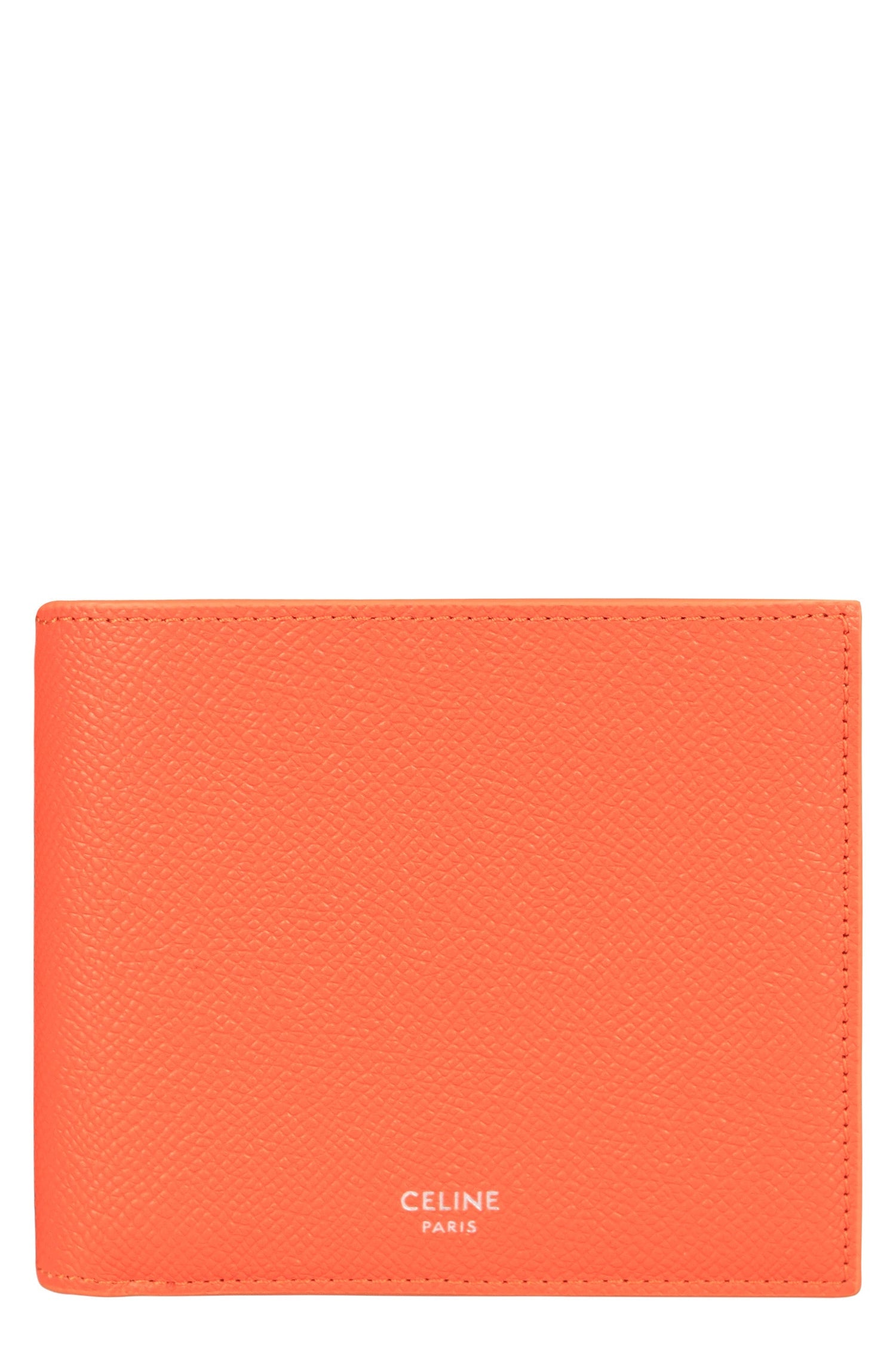 CELINE Bi-Fold Leather Wallet - 11 cm x 10 cm