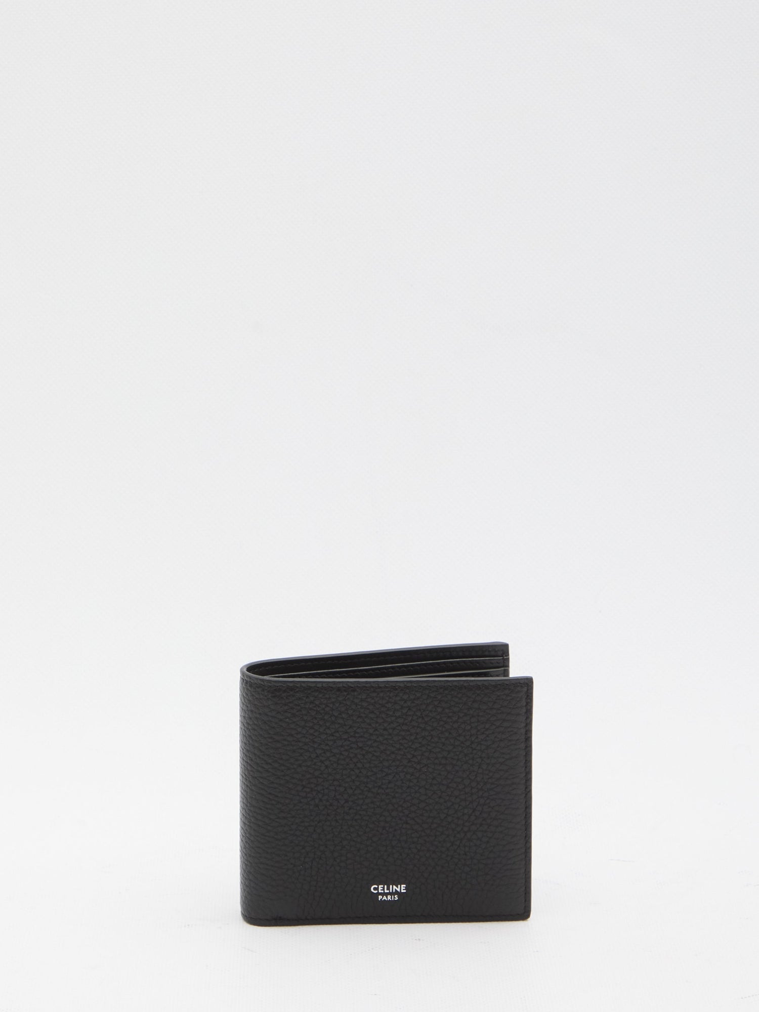 CELINE Mini Leather Bi-Fold Wallet