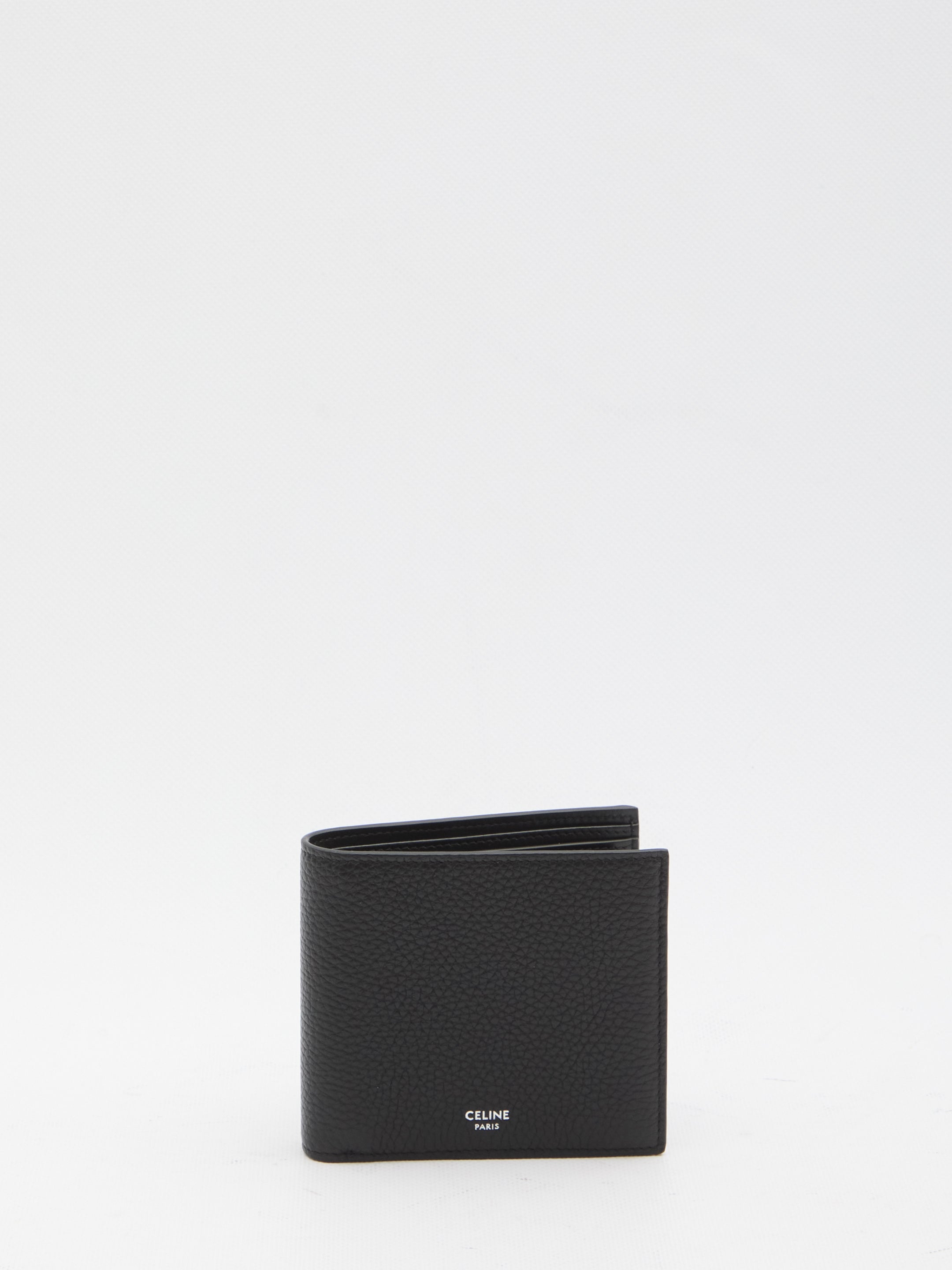 CELINE Mini Leather Bi-Fold Wallet