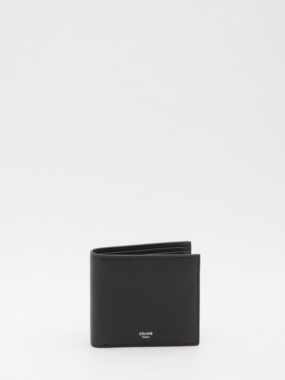 CELINE Mini Leather Bi-Fold Wallet
