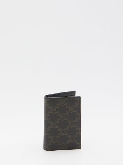 CELINE Mini Vertical Canvas Card Holder