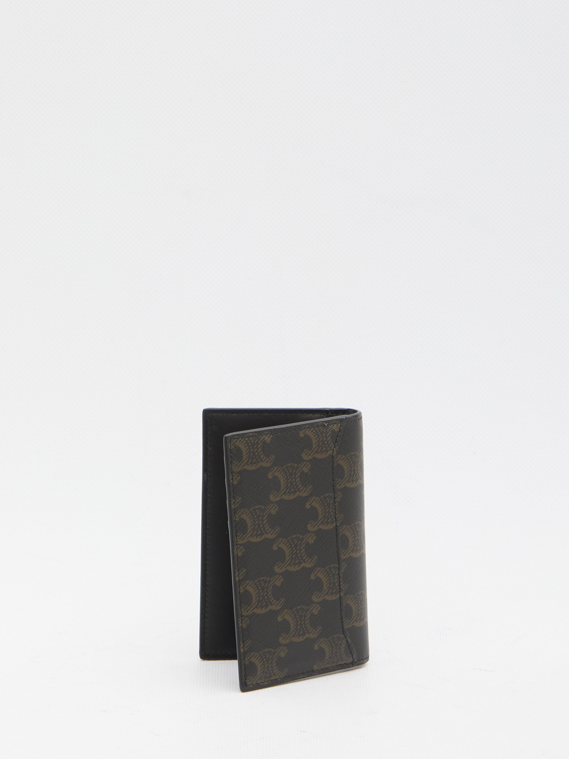 CELINE Mini Vertical Canvas Card Holder