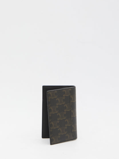 CELINE Mini Vertical Canvas Card Holder
