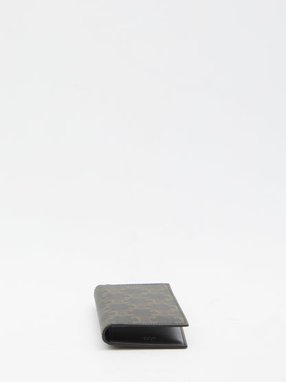 CELINE Mini Vertical Canvas Card Holder