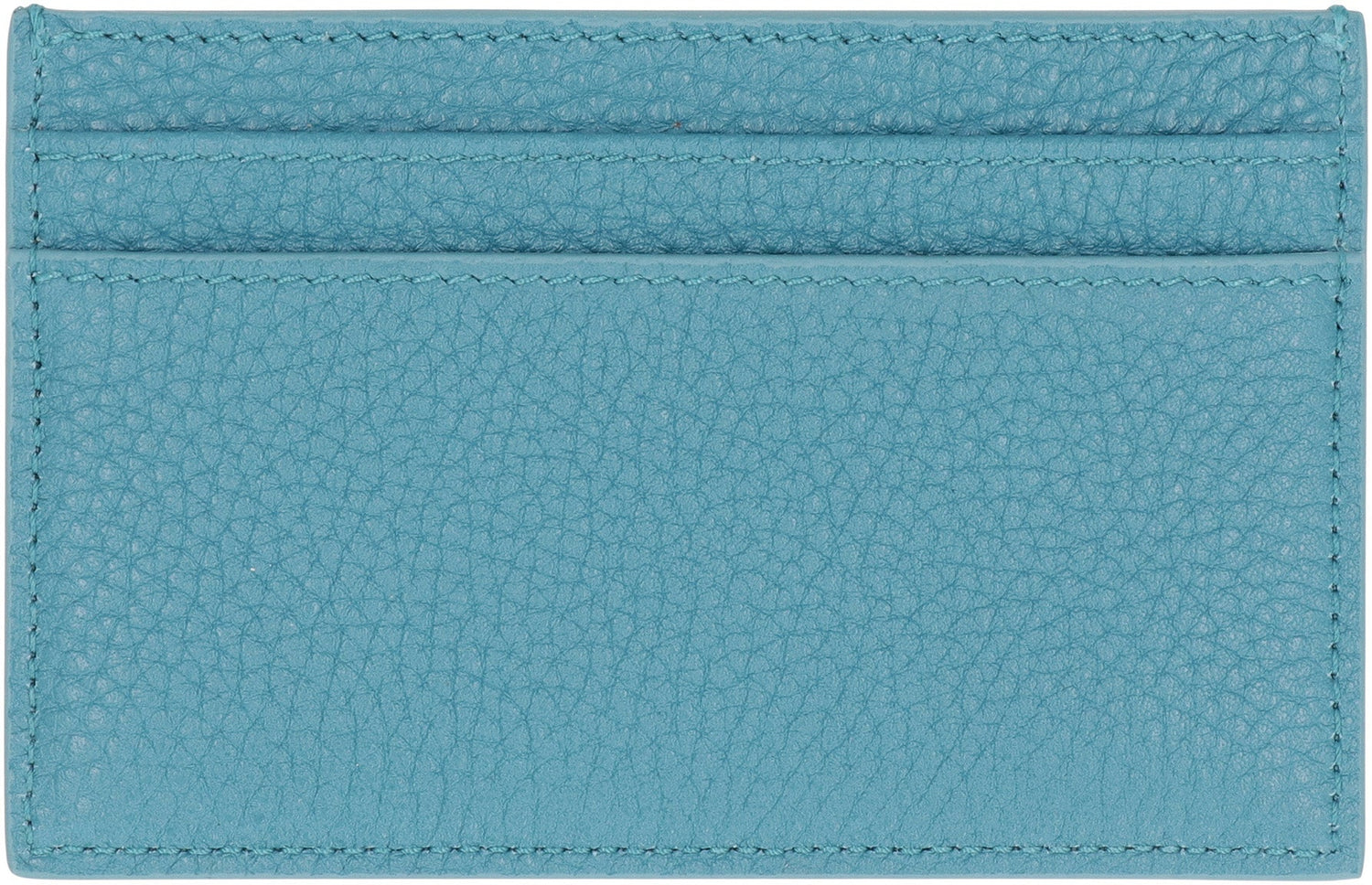 CELINE Pebbled Leather Card Holder with Five Slots -x7 cm