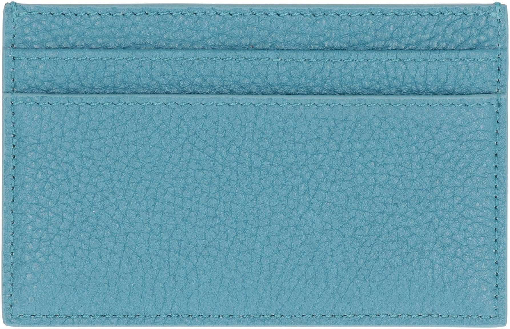 CELINE Pebbled Leather Card Holder with Five Slots -x7 cm