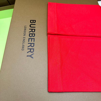 Burberry Red T-Shirt Without Collar