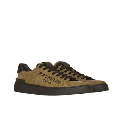 BALMAIN Logo-print B-Court Sneakers