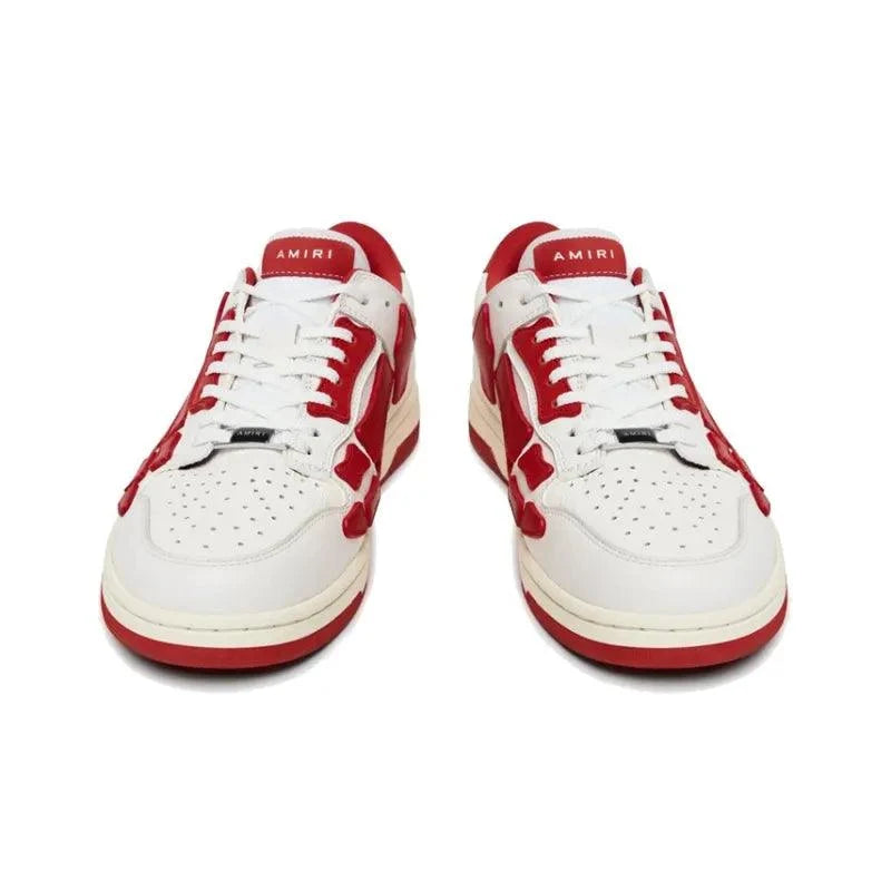 AMIRI Skel Top Low White Red