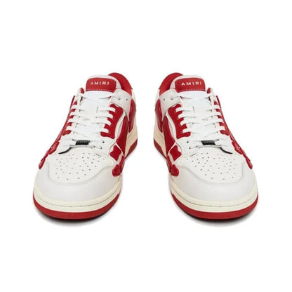 AMIRI Skel Top Low White Red