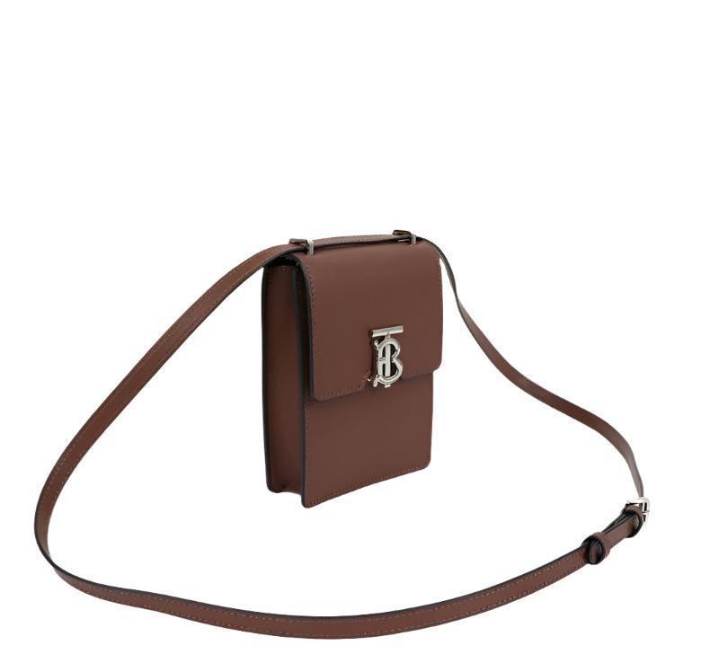 BURBERRY Valencia Tb Leather Crossbody Pouch