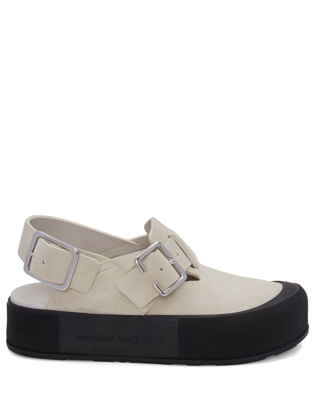 Alexander Mc Queen Leather Mules