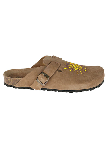 Taji Smile Suede Mules