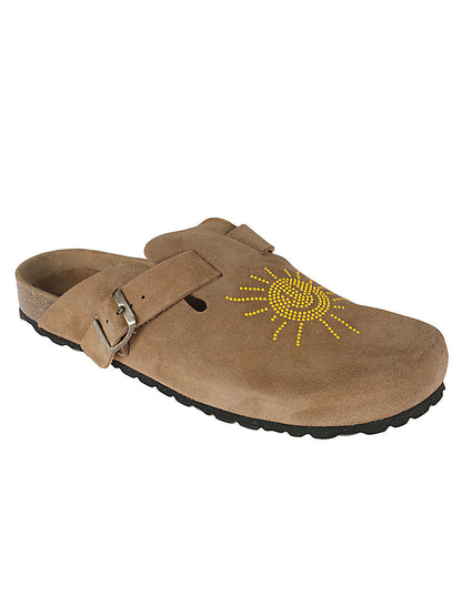Taji Smile Suede Mules