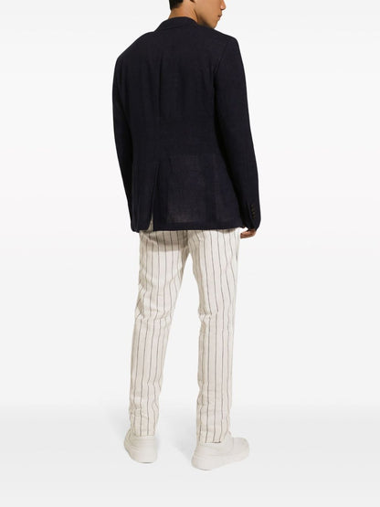 Dolce &amp; Gabbana Sicilia Linen Sngle Breasted Jacket