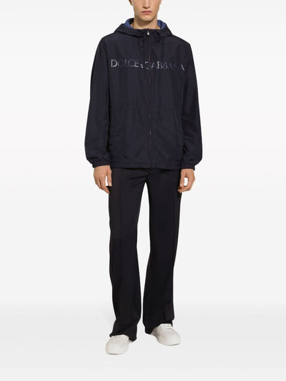 Dolce &amp; Gabbana Logo Reversible Hooded Jacket
