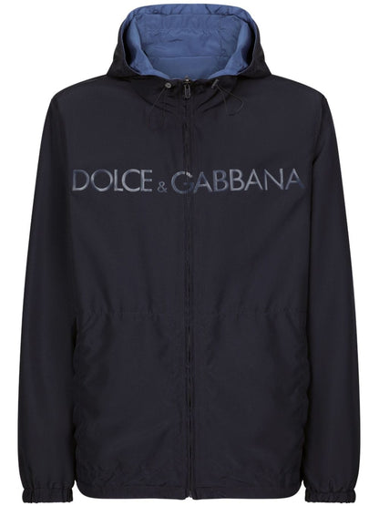Dolce &amp; Gabbana Logo Reversible Hooded Jacket