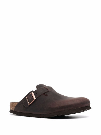 Birkenstock Boston Oiled Leather Slippers