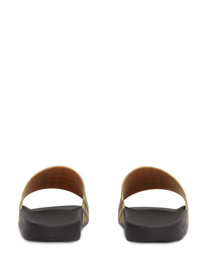Burberry Check Pool Slides