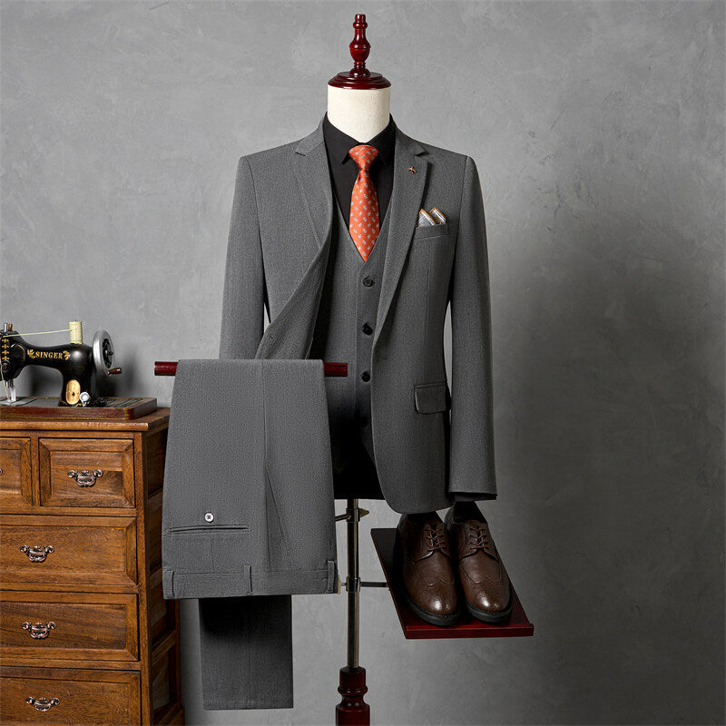 Mens Slim Fit Business Suit Set