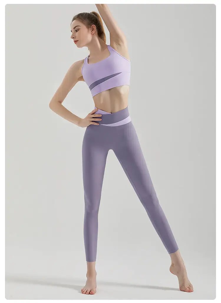 Yoga Clothes Women Summer Sports Underwear Vest High Strength Shockproof Push-up Bra Fitness Running Outfit by Wanita Store