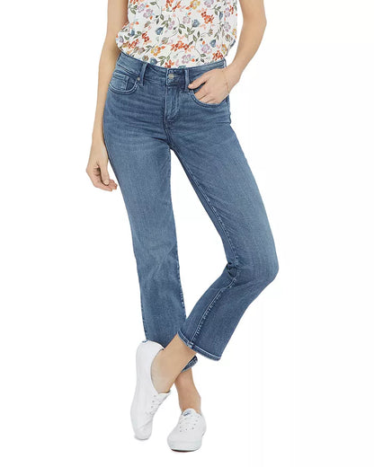 NYDJ Womens Marilyn Straight Ankle Jeans in Petite, Size 0P