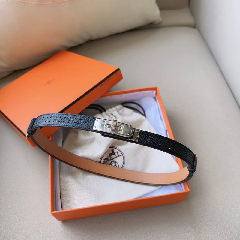 Hermes Men Silver Buckle Belt &