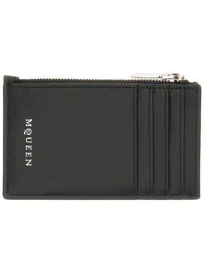 ALEXANDER MCQUEEN Mini Leather Skin Wallet