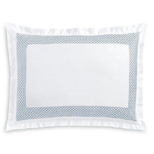 Hudson Park Collection Embroidered Geo Sham