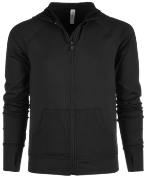 Ideology Big Girls Mesh-Pocket Hooded Jacket