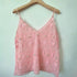 【MOQ-5 packs】 Niche Summer Women Heavy Embroidery Sequ Beaded Sling Basic Sexy Slimming Short V neck Vest Western Sexy by Wanita Store