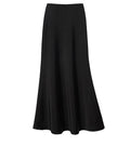 High Waist Schlankmachender Satin-Acetat Midirock Seidiger Rock Frühling Sommer Etui-Fischschwanz A-Linie Langer Rock